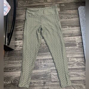 Green Honeycomb Leggings